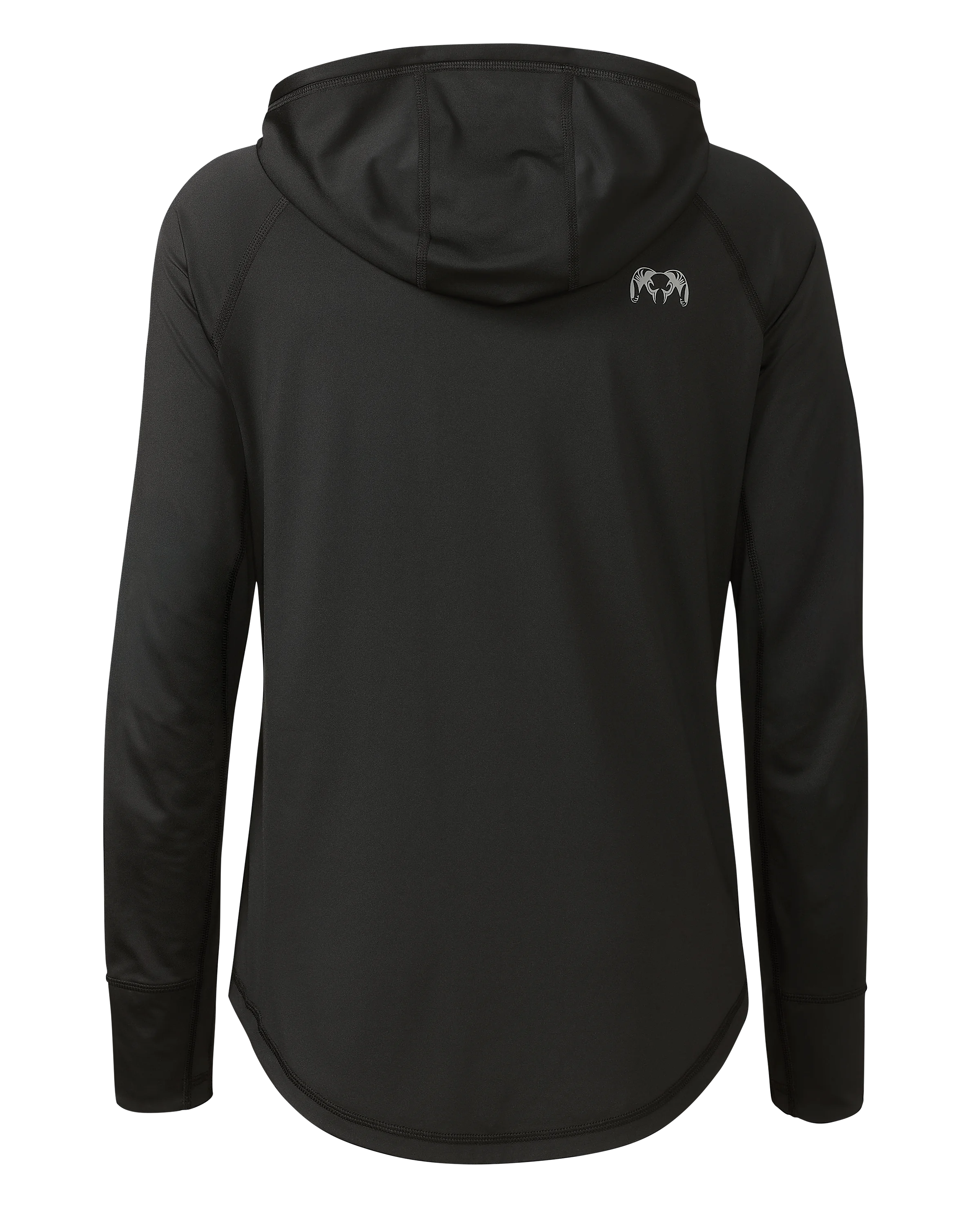 Women's Gila LS Hoodie | Black - Image 2